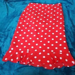 John Paul Richard Skirt 100% silk mid calf length